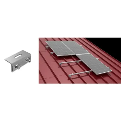 Sistem Fixare pentru 8 Panouri Fotovoltaice pe Acoperis tip tabla faltuita SolarEasy