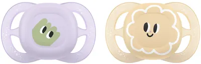 Suzete Philips Avent Ultra Start - 0-2 luni, cu cutie, 2 buc, ochi, pentru fată, new