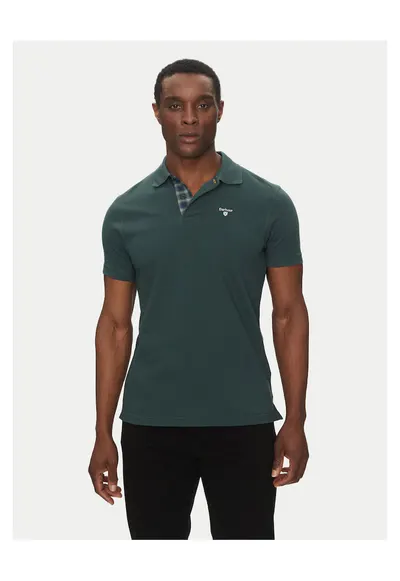 Tricou barbati - bumbac - verde - 95% bumbac - 5% elastan