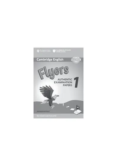 Cambridge English Flyers 1 for Revised Exam from 2018 Answer Booklet - Paperback brosat - Philip Prowse