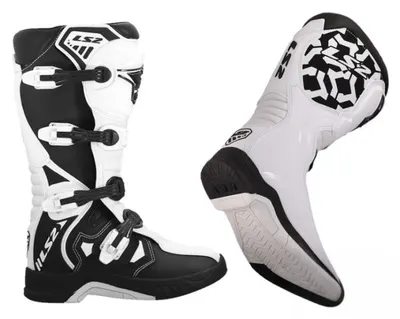 Cizme Cross Enduro LS2 Raptor,marime 45, albi negrii - LS2