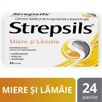Strepsils Miere si Lamaie, Reckitt Benckiser | 24 pastile