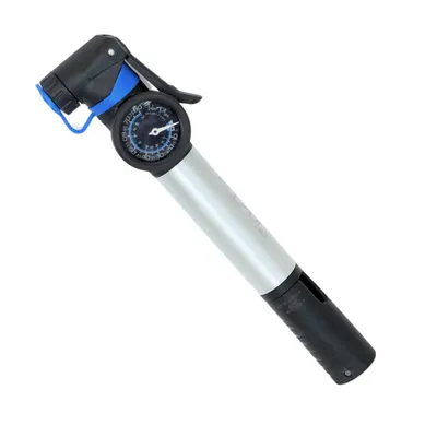 Pompa de aer high-end cu manometru 22cm - TuboPlus - Aluminiu