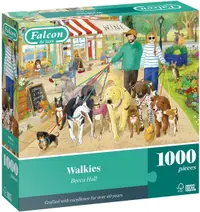 Puzzle Falcon din 1000 piese - Câini la plimbare