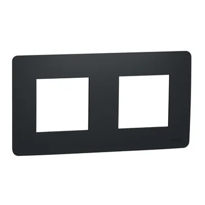 Placa ornament, Unica Studio, doua module, antracit
