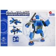Set de constructie Alleblox Robot Union - robot politie 3 in 1
