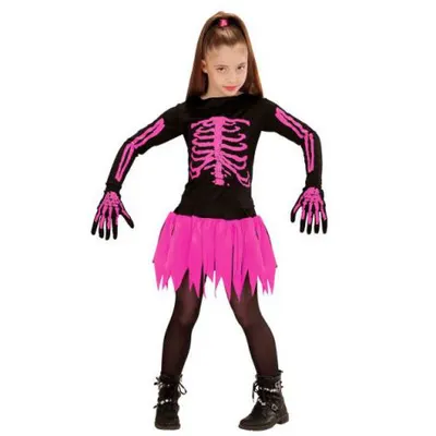 Costum schelet balerina roz