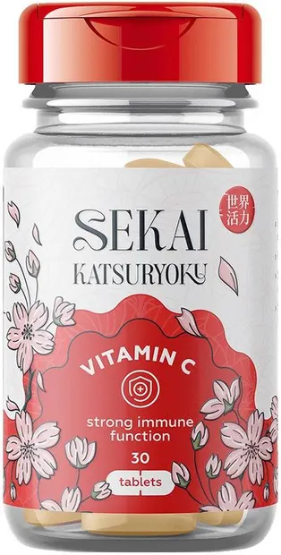 Vitamin C 1000, 30 tablete, Sekai Katsuryoku