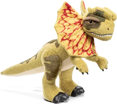 Figurină de pluș The Noble Collection Movies: Jurrasic Park - Dilophosaurus, 18 cm