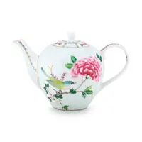 Ceainic din porțelan, Pip Studio, White, 1.6l, colecția Blushing Birds