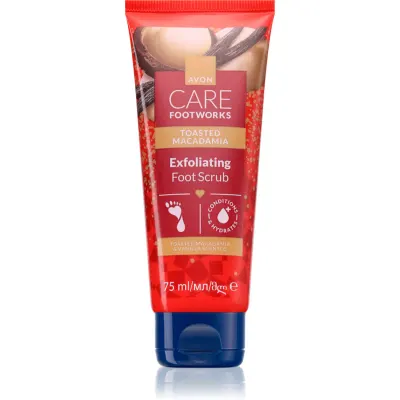 Avon Care Toasted Macadamia peeling exfoliant pentru picioare 75 ml