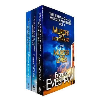 The Exham-on-Sea Murder Mysteries Series Volume 1 - 3 (6 Titles in 3 Books) Collection Set by Frances Evesham (Lighthouse, Levels, Tor, Cathedral, Bridge & Castle)
