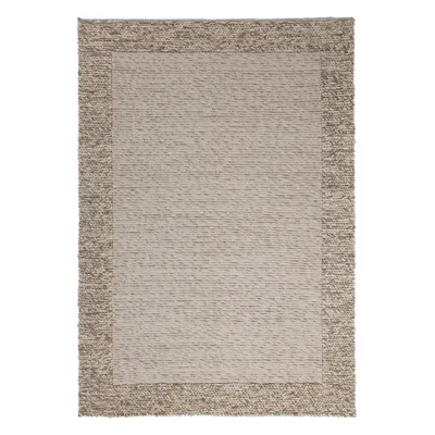 Covor în culoare naturală țesut manual din amestesc de lână 160x230 cm Rue – Flair Rugs