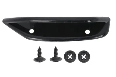 Ornament bara fata dreapta potrivit MERCEDES CLA C118 2019-2022 - (exterior, negru lucios, AMG STYLING)