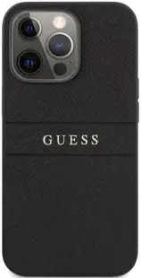 Husă Guess - Saffiano, iPhone 13 Pro, negru