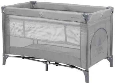 Pătuţ cu două nivele KikkaBoo - So Gifted, Grey 2023