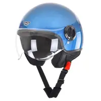 Casca Scuter Albastru M Rotund Hecht52631M