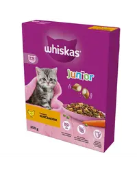 WHISKAS Junior 300 g hrana pentru pisoi cu pui delicios