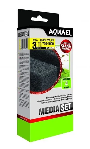 Aquael Burete Filtru Uni 750/1000 3 Buc/Set 113914