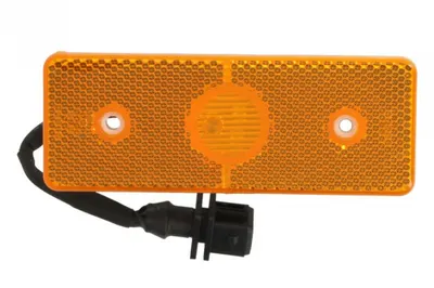 Lumina delimitare stanga dreapta, portocaliu, LED, inaltime 41mm; latime 120mm; adancime 7mm lungime cablu 150mm, fara prindere, 24V (cu fire, conector: AMP 2PIN) potrivit MERCEDES
