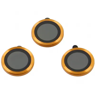 Folie de protectie Camera Spate OEM pentru Apple iPhone 17 Pro Max, Sticla Securizata, Portocalie