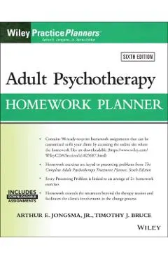 Adult Psychotherapy Homework Planner