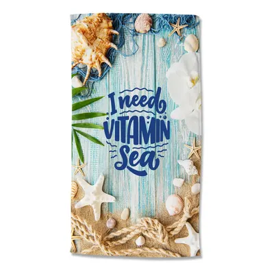 Prosop de plajă din catifea 100x180 cm Vitamin Sea – Good Morning
