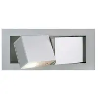 Spot incastrat, BEDSIDE incastrat feroneria, LED, 3000K, gri-argintiu, stanga, cu lumina albastra orientare,