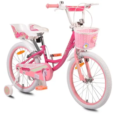 Bicicletă pentru copii Byox - Fashion Girl, roz, 20
