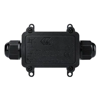 Elmark Junction Box 2 Entry 450vac 24a, Ip68
