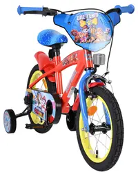 Bicicletă pentru copii cu roți ajutătoare E&L cycles - Paw Patrol, albastră