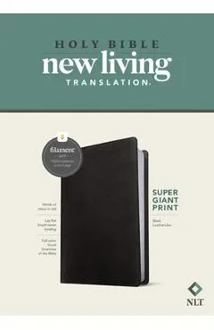 NLT Super Giant Print Bible, Filament-Enabled Edition (Red Letter, Leatherlike, Black)