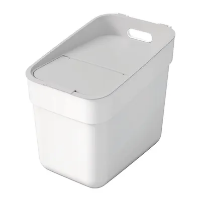 Coș de gunoi alb de reciclat din plastic reciclat 20 l Ready To Collect – Curver