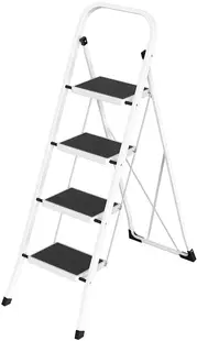 Scară metalică de uz casnic MMS - 3+1, 150 kg