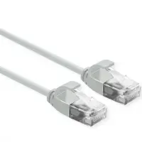 Cablu de retea Slim cat 6A UTP LSOH 3m Gri, Roline 21.15.3906