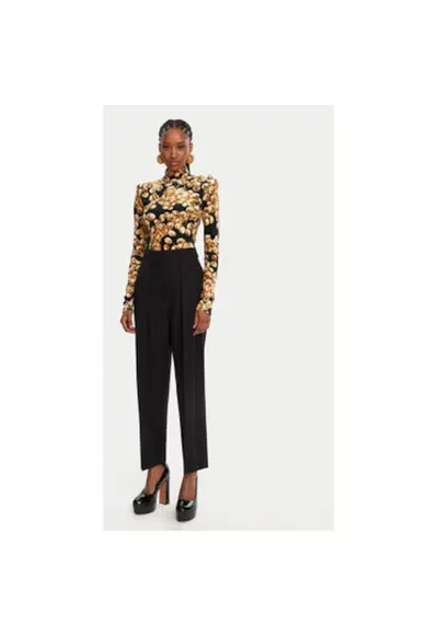 Pantaloni Dama - 305313492 - Lana - 36 EU - Negru