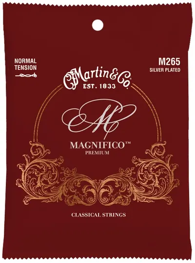 Corzi de chitară clasică Martin - M265, 25-42, argintiu