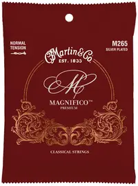 Corzi de chitară clasică Martin - M265, 25-42, argintiu