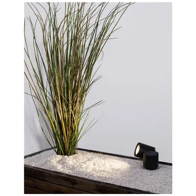 Spot FOCUS Inchis Anthracit Aluminiu Sticla Diffuser LED GU10 1x7 Wat 100-240 Volt IP54