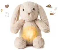 Jucărie liniștitoare cu melodii și lumină Cloud B - LoveLight, Finley the Bunny
