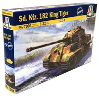 Model de asamblat Italeri Militar: Tancuri - Tanc german Sd.Kfz.182 King Tiger