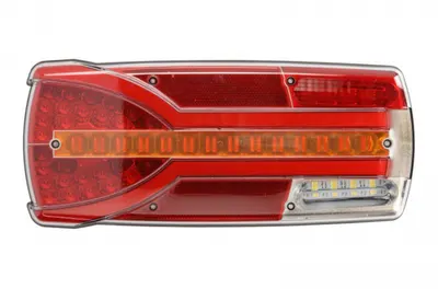 Stop spate stanga CARMEN (LED, 12 24V, cu intermitent, cu far ceata, lumina de marsarier, cu stop, lumina de parcare, reflector, rosu )