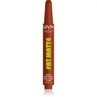 NYX Professional Makeup Fat Matte balsam de buze cu efect matifiant Beary Nude 2 g