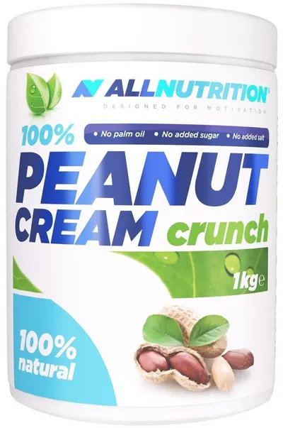 Peanut Cream, Crunch, 1 kg, AllNutrition