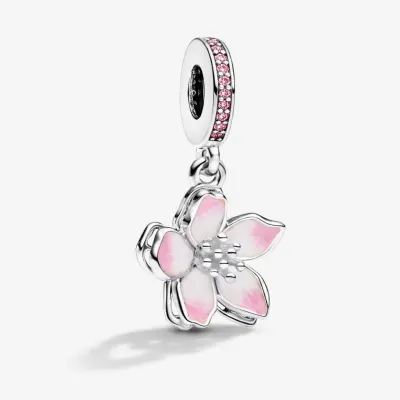Talisman Pandantiv Floare Cu Argint