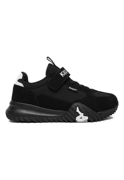 Pantofi copii - sneakersi - velcro - negru - material sintetic