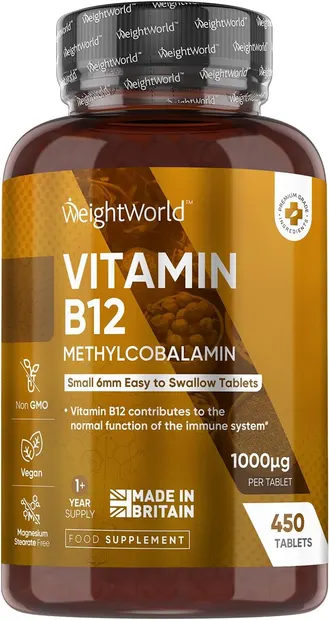 Vitamin В12, 1000 µg, 450 tablete, Weight World
