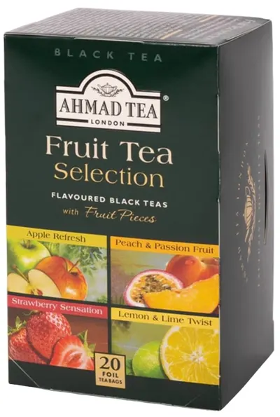 Ceai de fructe Fruit Tea Selection, 20 pliculețe, Ahmad Tea