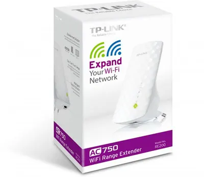 Range Extender TP-Link RE200, AC750, OneMesh™, Dual-Band, Smart Roaming