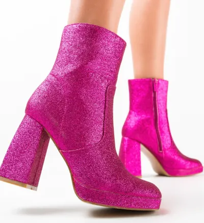 Botine dama Jazzo Fuchsia